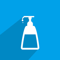 hand sanitizer icon, health vector icon