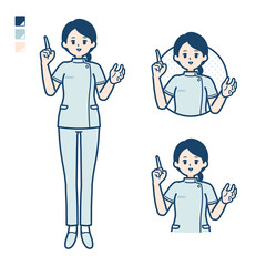 simple nurse woman_speaking