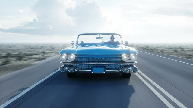 3d model of car on road/ 3d animation.