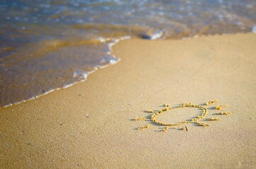 sun in the sand