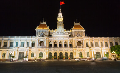Obraz premium The City Hall of Ho Chi Minh