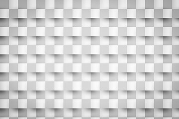Abstract 3D rectangle background in white and bright tone