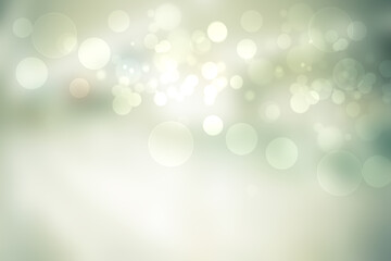 Abstract delicate gradient green light and yellow pastel spring or summer bokeh background. Beautiful texture.