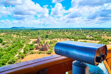 View from Bagan Watching Tower