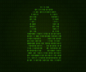 Fototapeta premium Cyber security internet and networking concept. Holding lock.