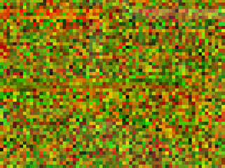 abstract brown green orange and yellow random noise background