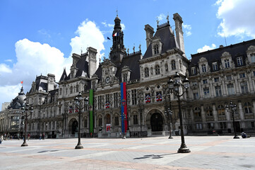 City hall of Paris, France