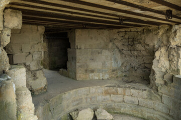 Ehemaliger Kriegsschauplatz an der Pointe du Hoc
