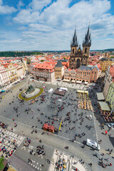 Obraz premium Old Town Square in Prague, Czech Republic.