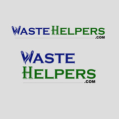 Waste helpers wh logo vector illustration design