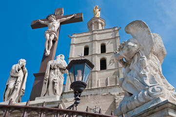 Notre Dame des Doms church at Avignon, France