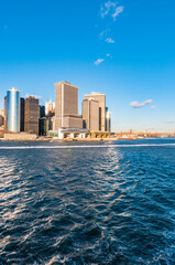 Obraz premium Manhattan from the River in New York, United States.