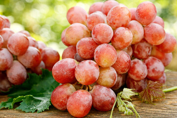 Red grapes