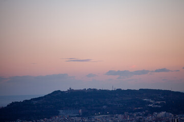 sunrise in the mountains