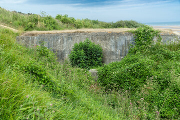Ehemaliger Kriegsschauplatz am Omaha Beach