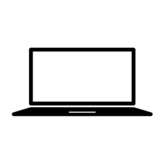 laptop isolated on white background