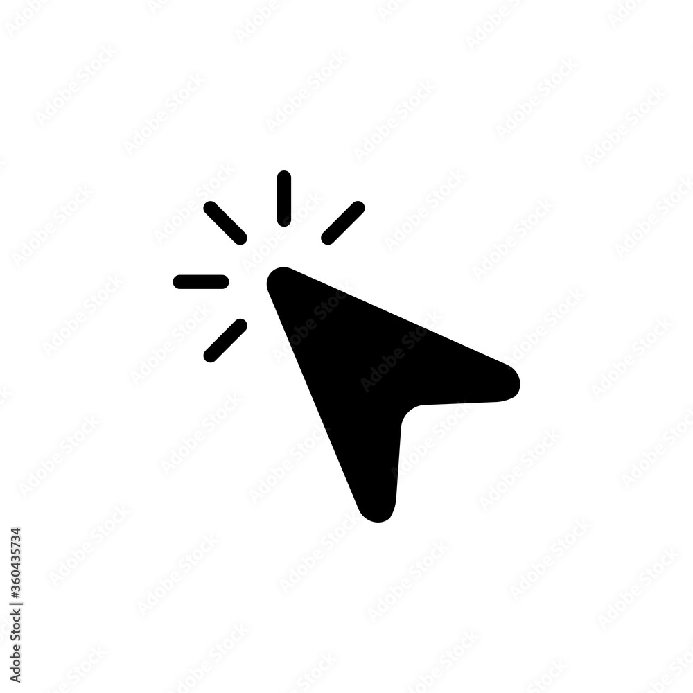 Poster computer mouse cursor arrow icon collection