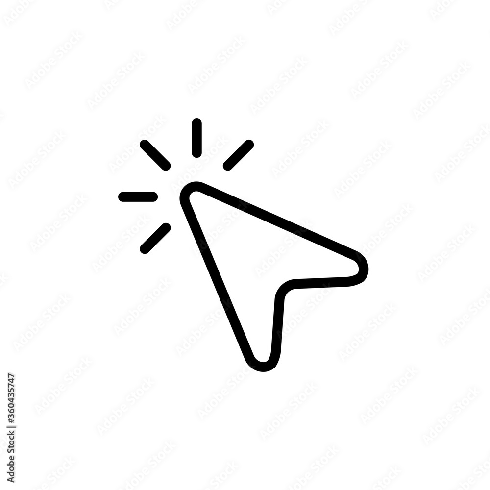 Poster computer mouse cursor arrow icon collection