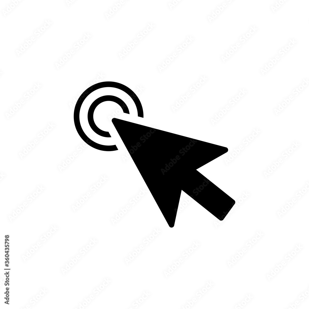 Poster computer mouse cursor arrow icon collection