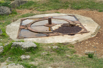 Ehemaliger Kriegsschauplatz an der Pointe du Hoc