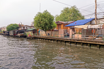 Fototapeta na wymiar Bangkok's Chao Phraya River in Thailand