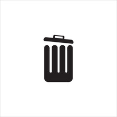 Trash can icon vector