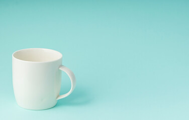 white mug for hot drinks