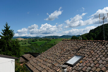 vista da Fortunago, Oltrepo' Pavese