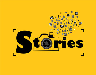 Stories vector illustration design