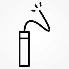 Dynamite icon,vector illustration. Flat design style. vector dynamite icon illustration isolated on White background, dynamite icon Eps10. dynamite icons graphic design vector symbols.
