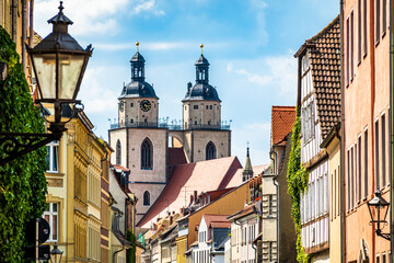 old town of Wittenberg in Germany