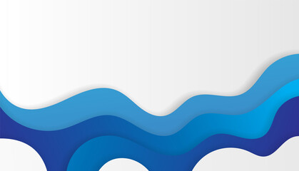 Modern wavy shapes abstract curvy stylish background. - Vector.