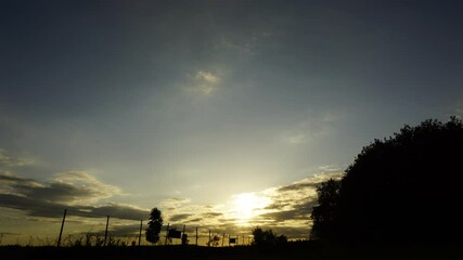 Sonnenuntergang Timelaps
