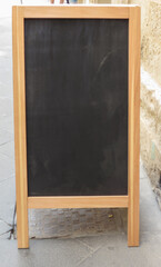 Fototapeta na wymiar an empty blackboard