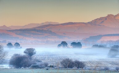WINTER LANDSCAPES southern Drakensberg, Kwazulu Natal, South Africa 