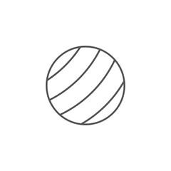 Ball vector icon
