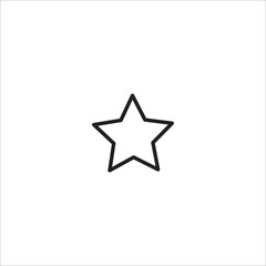 Obraz premium Star line icon
