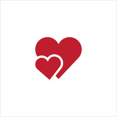 heart love icon vector