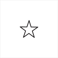 Obraz premium Star line icon