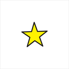 Fototapeta premium Star icon vector design template