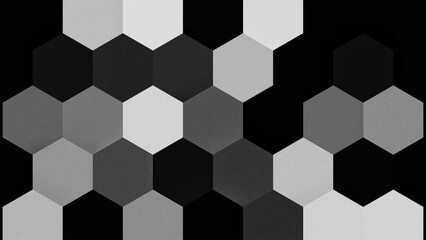 Black and white Geometric pattern with a rough texture background. Background texture wall and have copy space for text. Picture for creative wallpaper or design art work.