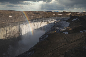 Dettifoss, Iceland - the most powerful waterfall in Europe
