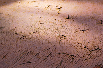 Obraz premium Blurred crack, peeling paint or rust on a car texture background