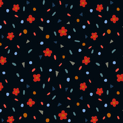 Colorful Flower Seamless Pattern