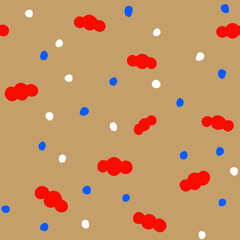 Colorful Cloud Seamless Pattern