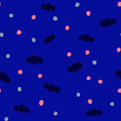 Seamless Sky Cloud Pattern