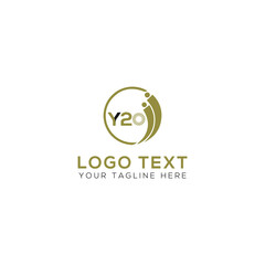 Y20 Human Logo Shape Logo Design