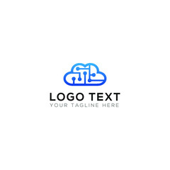 Technology Cyber Cloud Logo Design