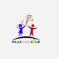 @ child vector illustration for Children logo