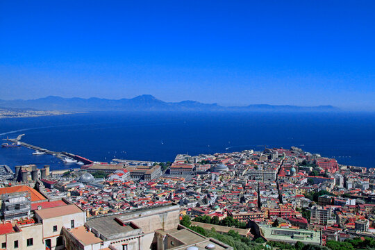view of the sea of Naples